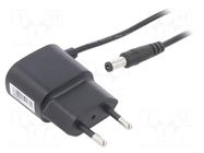 Power supply: switching; mains,plug-in; 5VDC; 0.5A; 2.5W; 72.48% POS
