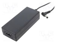 Power supply: switching; 12VDC; 5.8A; Out: 5,5/2,5; 70W; 80÷264VAC CINCON