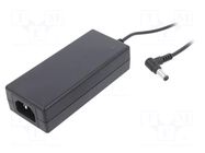 Power supply: switching; 19VDC; 3.7A; Out: 5,5/2,5; 70W; 90÷264VAC CINCON