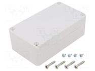 Enclosure: multipurpose; X: 65mm; Y: 115mm; Z: 40mm; Ritec; IP65 HAMMOND