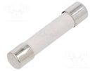 Fuse: fuse; quick blow; 25A; 500VAC; ceramic,cylindrical; 6.3x32mm CONQUER ELECTRONIC