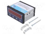 Counter: electronical; pulses/speed; -99999÷999999; 125VAC/1A WObit