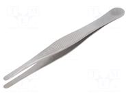 Tweezers; 120mm; for precision works; Blades: wide WELLER