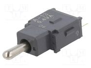 Switch: toggle; Pos: 3; SPDT; ON-OFF-ON; 0.1A/28VAC; 0.1A/28VDC NKK SWITCHES