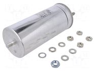 Capacitor: polypropylene; 500uF; Leads: M10 screws; M12 screw KEMET