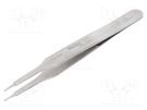 Tweezers; 115mm; for precision works; Blades: narrowed WELLER