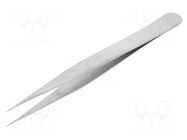 Tweezers; 121mm; for precision works; Type of tweezers: straight WELLER