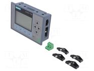 Control panel; LOGO! 8; for DIN rail mounting SIEMENS