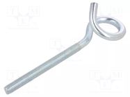 Hook; ring; steel; zinc; 200mm DROMET