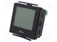 Meter: network parameters; on panel; digital,mounting; LCD TDE INSTRUMENTS