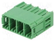 Pluggable terminal block; 7.62mm; ways: 4; straight; socket; male PHOENIX CONTACT