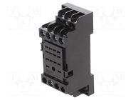 Socket; PIN: 14; 10A; for DIN rail mounting; screw terminals OMRON