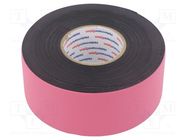 Tape: self-amalgamating; black; 38mm; L: 6.7m; Thk: 0.76mm; -40÷80°C HELLERMANNTYTON