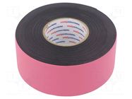 Tape: self-amalgamating; black; 38mm; L: 6.7m; Thk: 0.76mm; -40÷80°C HELLERMANNTYTON