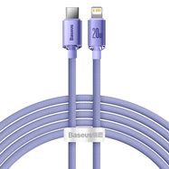 Baseus CAJY000305 Lightning - USB-C PD cable 20W 480Mb/s 2m - purple, Baseus