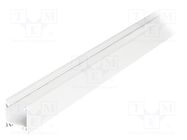 Profiles for LED modules; white; L: 2m; LINEA20; aluminium TOPMET