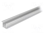 Profiles for LED modules; natural; L: 2m; SMART-IN10; aluminium TOPMET