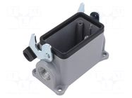 Enclosure for connectors: HDC; size H-B 10; with latch; straight LAPP
