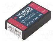 Converter: DC/DC; 15W; Uin: 9÷18V; Uout: 5VDC; Uout2: -5VDC; 1,6"x1" TRACO POWER