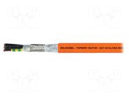 Wire: servo drive; TOPSERV®109; 4G16mm2; orange; stranded; Cu HELUKABEL