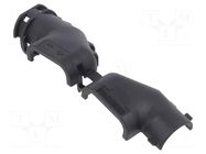 Plug cover; for conduit 13mm; angled 90°; size C TE Connectivity