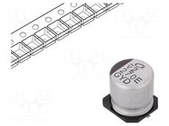 Capacitor: hybrid; 270uF; 25VDC; SMD; ESR: 20mΩ; ±20%; Ø10x10mm; 1.8A NICHICON