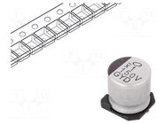 Capacitor: hybrid; 150uF; 35VDC; 1.8A; SMD; ESR: 20mΩ; ±20%; Ø10x10mm NICHICON