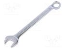 Wrench; bent,combination spanner; 19mm; Chrom-vanadium steel KING TONY