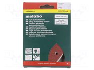 Sanding plate; Granularity: 60; Mounting: bur; wood,metal; 10pcs. METABO