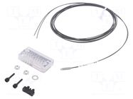 Sensor: fiber-optic; Range: 0÷125mm; IP67; Len: 2m; Housing: M4 PANASONIC