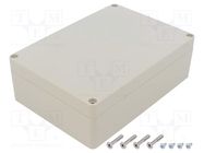 Enclosure: multipurpose; X: 121mm; Y: 171mm; Z: 55mm; Ritec; ABS; IP65 HAMMOND