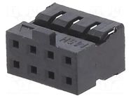 Connector: wire-wire/PCB; plug; female; PIN: 8; Milli-Grid; 2mm; 2x4 MOLEX