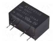 Converter: DC/DC; 2W; Uin: 10.8÷13.2VDC; Uout: 15VDC; Iout: 133mA RECOM