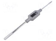 Tap wrench; Grip capac: 7/16"-1",G 1/4"-G 3/4",M11-M27; L: 505mm VÖLKEL