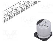 Capacitor: electrolytic; SMD; 100uF; 50VDC; Ø10x10mm; ±20%; 5000h NICHICON