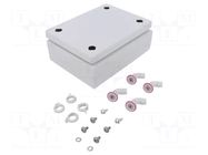 Enclosure: multipurpose; X: 150mm; Y: 200mm; Z: 80mm; KX; steel; IP66 RITTAL