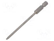 Screwdriver bit; Torx®; TX08; Overall len: 90mm; PROFESSIONAL WIHA