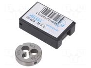 Threading die; high speed steel; M3,5; 0.6; Ø: 20mm; Thk: 5mm; 6g VÖLKEL