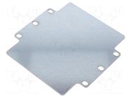Mounting plate; steel MOLEX