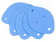 Tape: heat transfer; W: 28.2mm; L: 41.5mm; Thk: 0.3mm; 1.5W/mK; 5pcs. AG TERMOPASTY