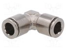 Push-in fitting; angled 90°; -0.95÷20bar; nickel plated brass FESTO