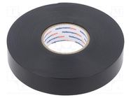 Tape: self-amalgamating; black; 19mm; L: 9.1m; Thk: 0.76mm; -30÷90°C HELLERMANNTYTON