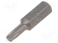 Screwdriver bit; Torx®; TX15; Overall len: 25mm; STANDARD WIHA