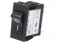 Circuit breaker; Urated: 240VAC; 60VDC; 20A; DPST; Poles: 1; SNAP-IN SCHURTER