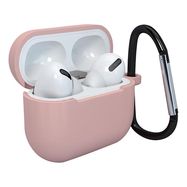 Case for AirPods 3 silicone soft case for headphones + keychain lobster clasp pendant pink (case D), Hurtel