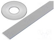 Wire: ribbon; 0.635mm; solid; Cu; unshielded; LSZH; grey; 30.5m 3M