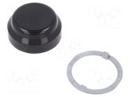 Actuator lens; 30mm; 9001K; Actuator colour: black SCHNEIDER ELECTRIC