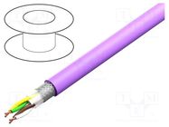 Wire; 2x2x0.22mm2; CAN bus; stranded; Cu; PVC; violet; 30V; none HELUKABEL