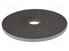 Tape: sealing; W: 20mm; L: 30m; Thk: 4mm; grey; rubber hot-melt; 130% 