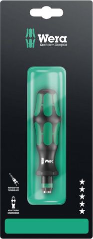 816 R SB Bitholding screwdriver with Rapidaptor quick-release chuck, 1 x 1/4"x119, Wera